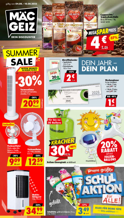 Mäc Geiz Angebote ab 04.08.25 bis 10.08.25