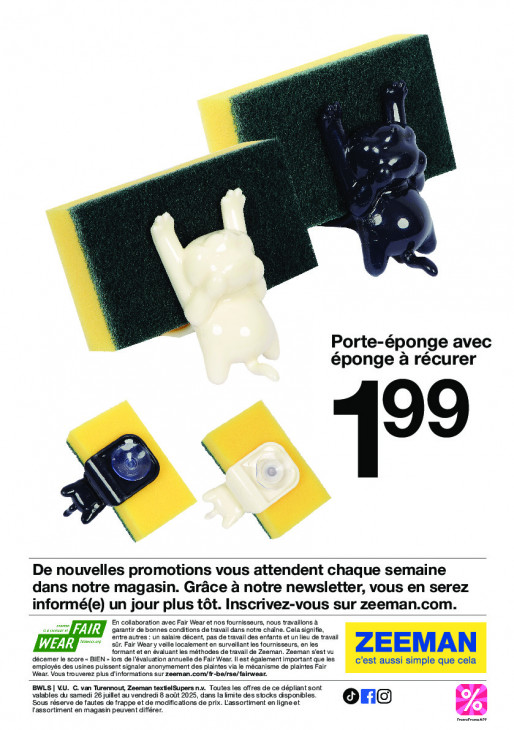 Zeeman Dépliant 26.07.2025