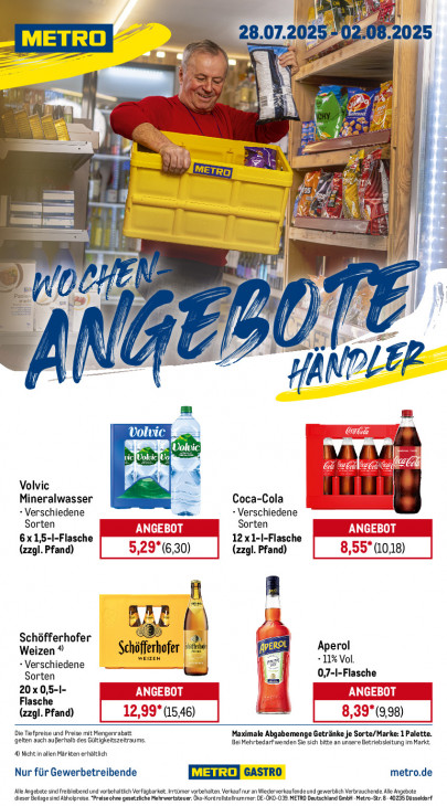Metro Angebote ab 28.07.25 - bis 02.08.25