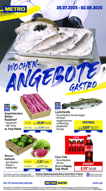 Metro Angebote ab 28.07.25 - bis 02.08.25