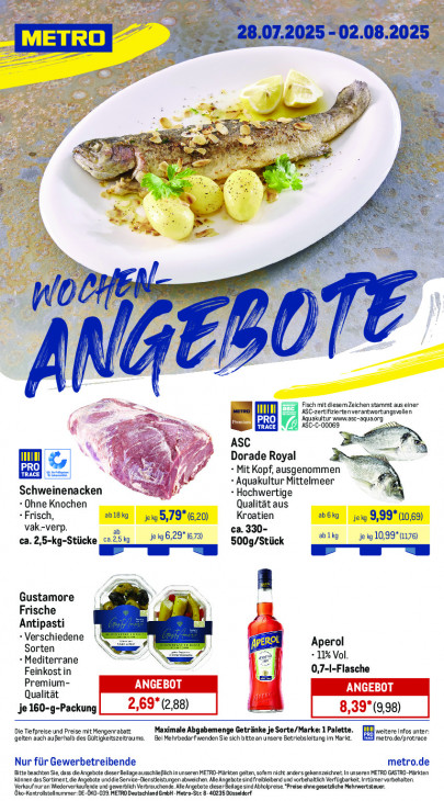 Metro Angebote ab 28.07.25 - bis 02.08.25