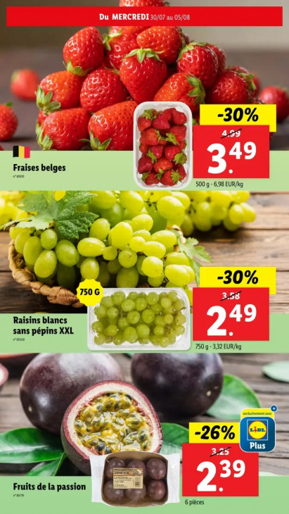 Lidl Dépliant 30.07.2025