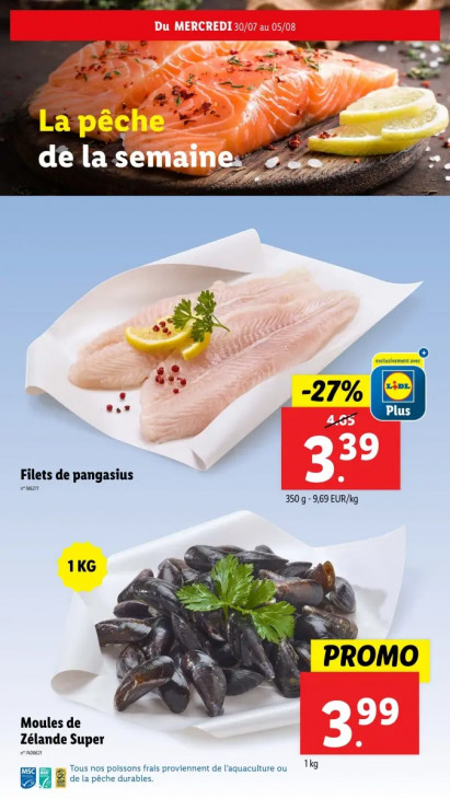Lidl Dépliant 30.07.2025