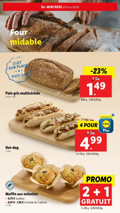 Lidl Dépliant 30.07.2025