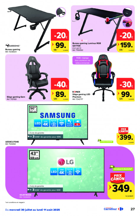 Carrefour Dépliant 30.07.2025