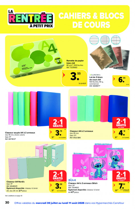 Carrefour Dépliant 30.07.2025