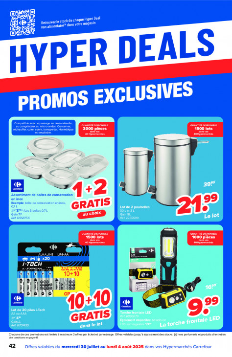 Carrefour Dépliant 30.07.2025