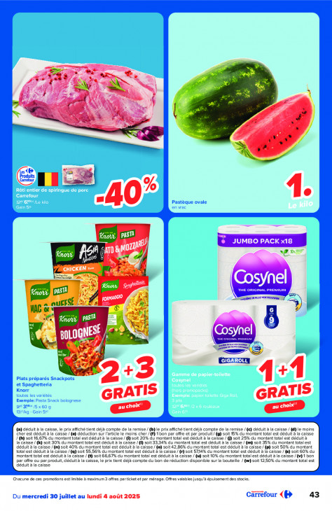Carrefour Dépliant 30.07.2025