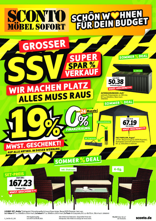Sconto Angebote ab 19.07.25 - bis 08.08.25