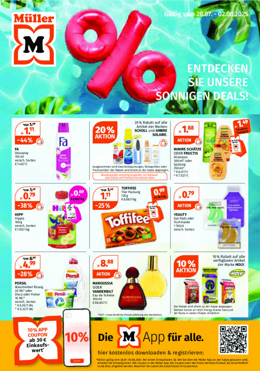 Müller Angebote ab 28.07.25 - bis 02.08.25
