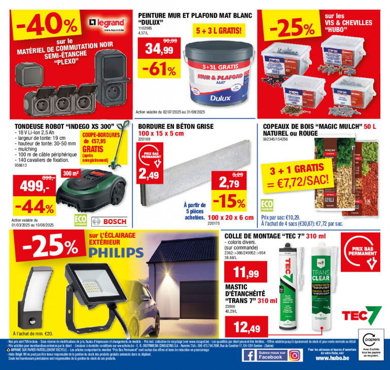 Hubo Dépliant 30.07.2025