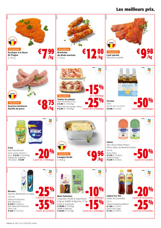 Colruyt Dépliant 30.07.2025