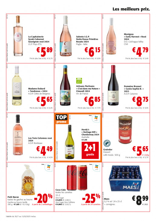 Colruyt Dépliant 30.07.2025