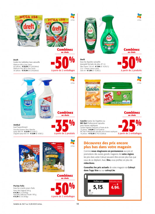 Colruyt Dépliant 30.07.2025