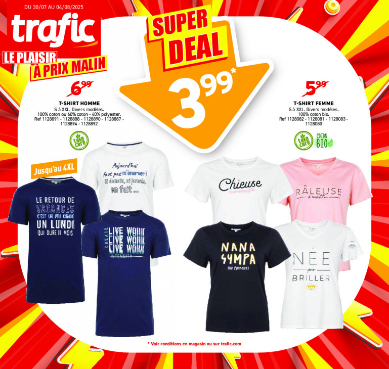 Trafic Dépliant 30.07.2025