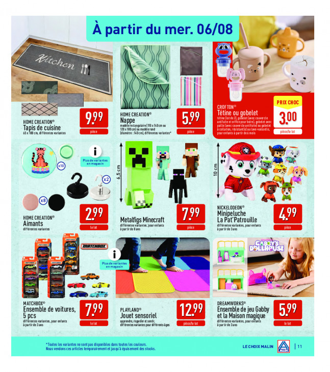 Aldi Dépliant 04.08.2025