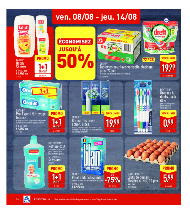 Aldi Dépliant 04.08.2025