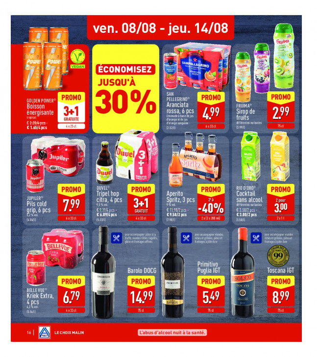 Aldi Dépliant 04.08.2025
