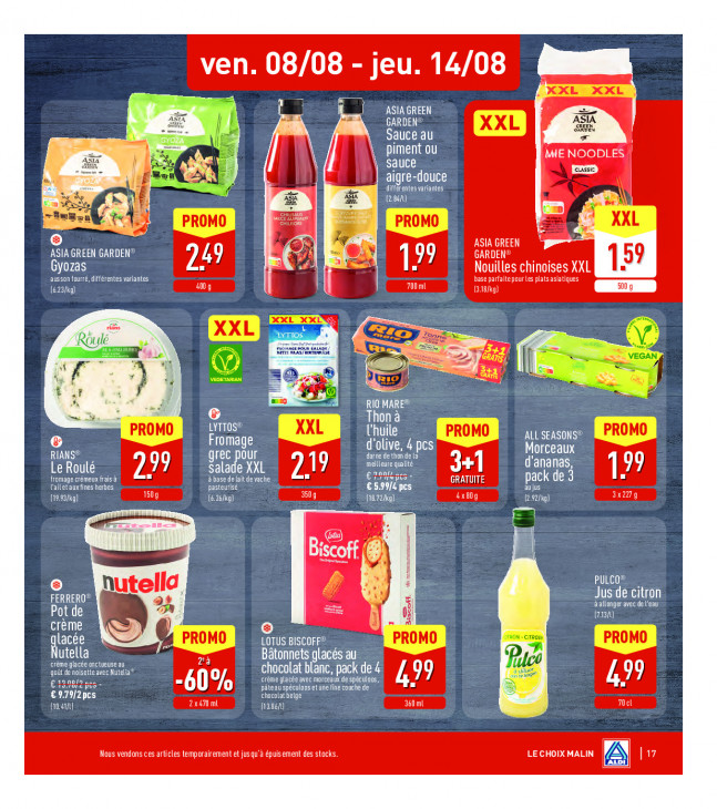 Aldi Dépliant 04.08.2025