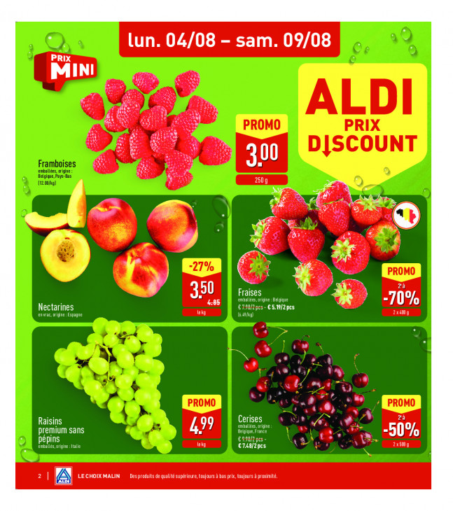 Aldi Dépliant 04.08.2025
