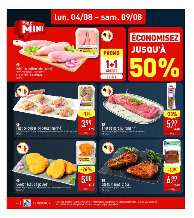 Aldi Dépliant 04.08.2025