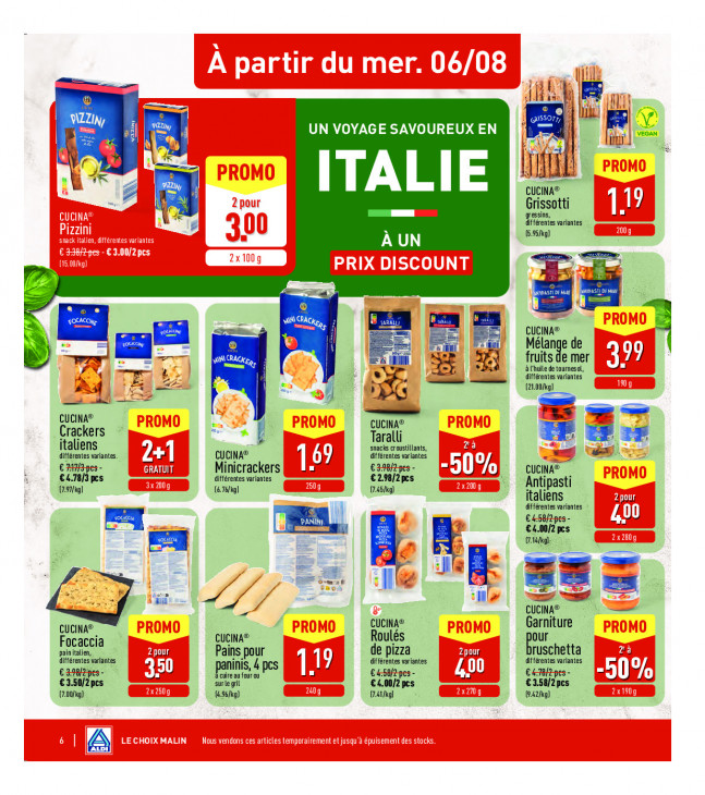 Aldi Dépliant 04.08.2025