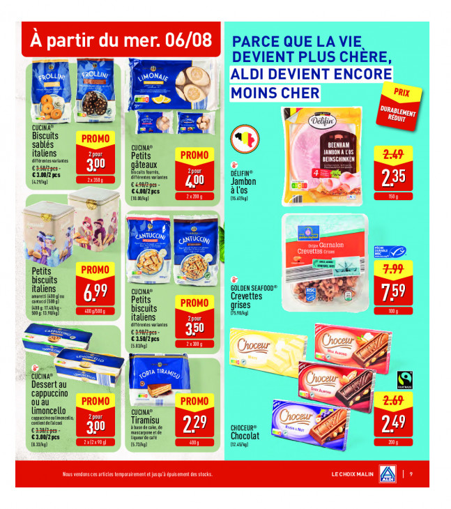 Aldi Dépliant 04.08.2025