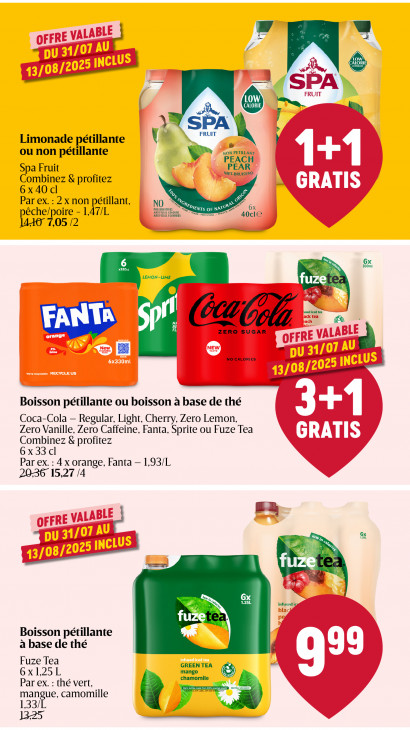 Delhaize Dépliant 31.07.2025