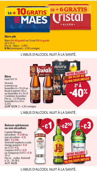 Delhaize Dépliant 31.07.2025