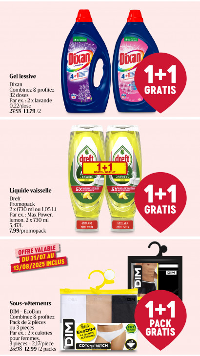 Delhaize Dépliant 31.07.2025