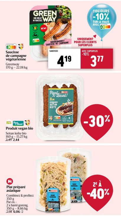 Delhaize Dépliant 31.07.2025