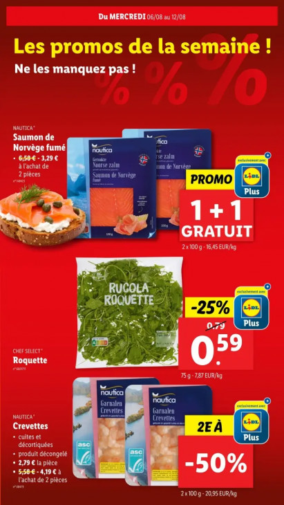 Lidl Dépliant 06.08.2025