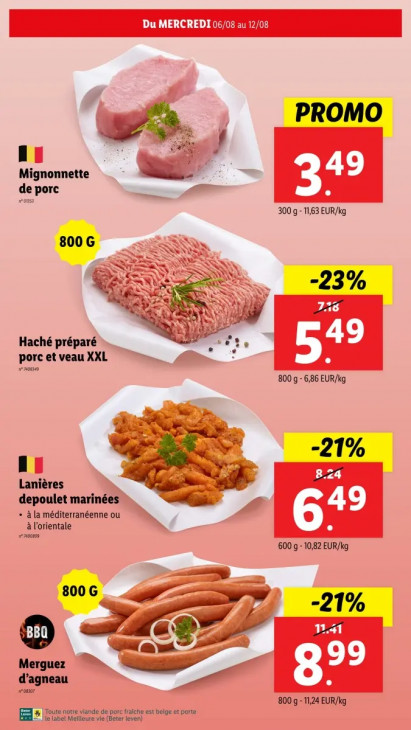 Lidl Dépliant 06.08.2025