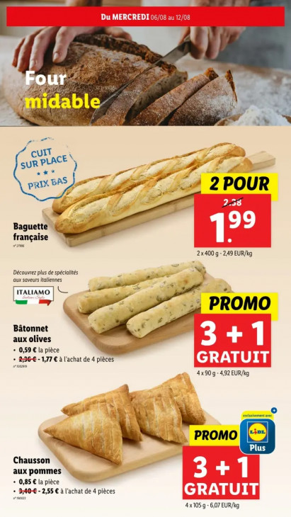 Lidl Dépliant 06.08.2025
