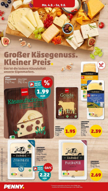 Penny Angebote ab 04.08.25 bis 09.08.25