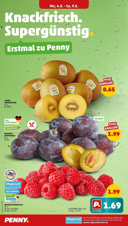 Penny Angebote ab 04.08.25 bis 09.08.25