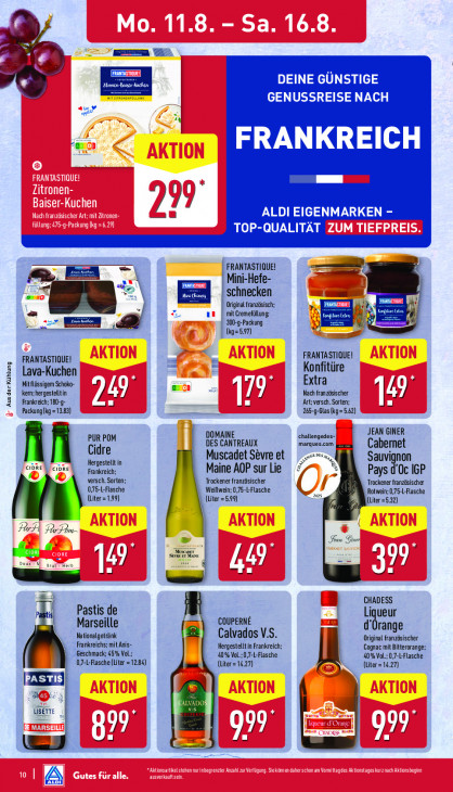 Aldi Nord Angebote ab 11.08.25 bis 16.08.25