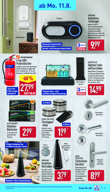 Aldi Nord Angebote ab 11.08.25 bis 16.08.25