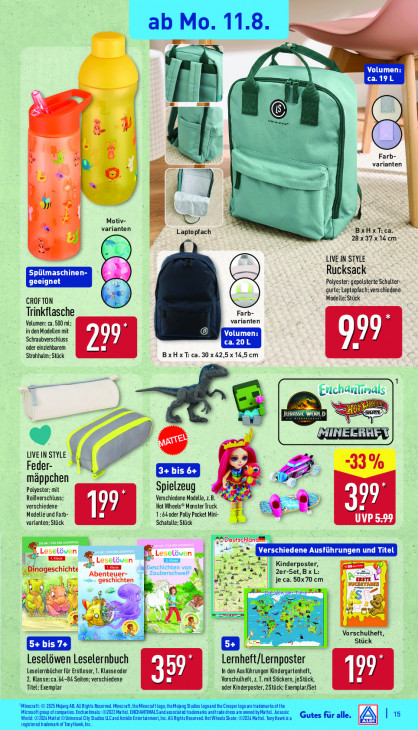 Aldi Nord Angebote ab 11.08.25 bis 16.08.25