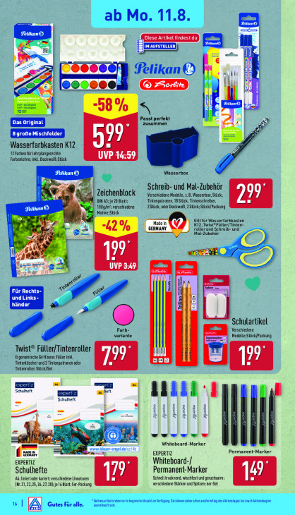Aldi Nord Angebote ab 11.08.25 bis 16.08.25