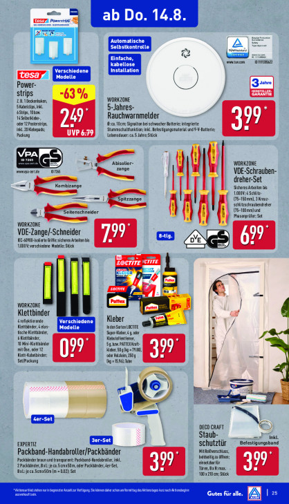Aldi Nord Angebote ab 11.08.25 bis 16.08.25