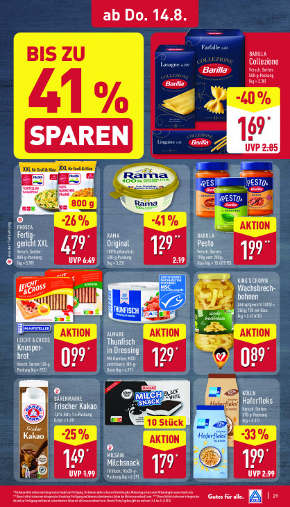 Aldi Nord Angebote ab 11.08.25 bis 16.08.25