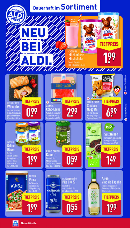 Aldi Nord Angebote ab 11.08.25 bis 16.08.25