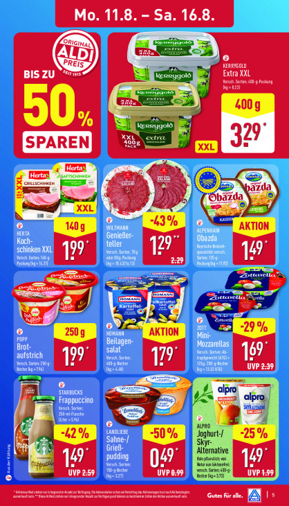 Aldi Nord Angebote ab 11.08.25 bis 16.08.25