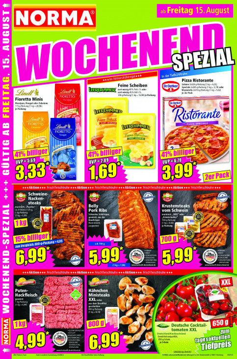 Norma Angebote ab 11.08.25 bis 16.08.25