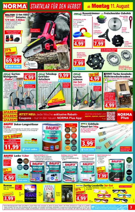 Norma Angebote ab 11.08.25 bis 16.08.25