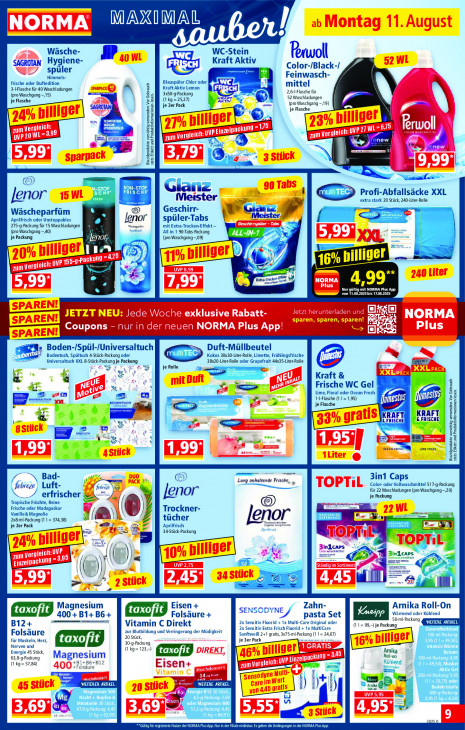 Norma Angebote ab 11.08.25 bis 16.08.25