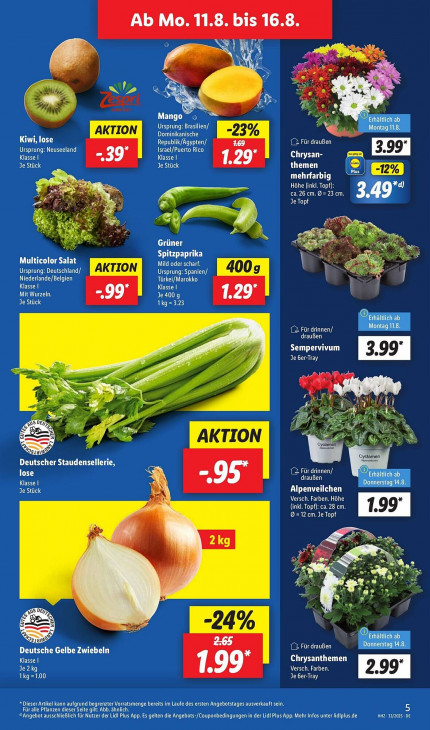 Lidl Angebote ab 11.08.25 bis 16.08.25