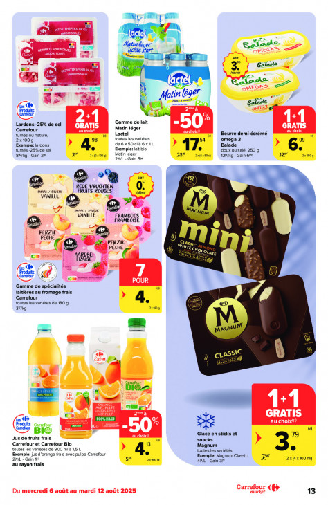 Carrefour Dépliant 06.08.2025