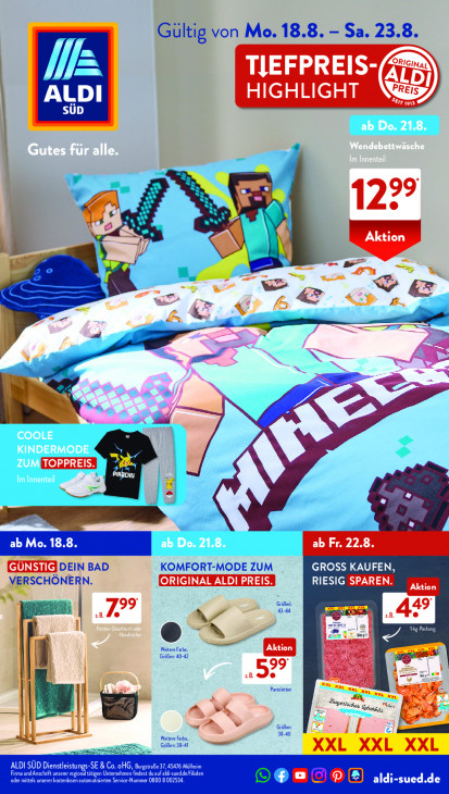 Aldi Süd Angebote ab 18.08.25 bis 23.08.25
